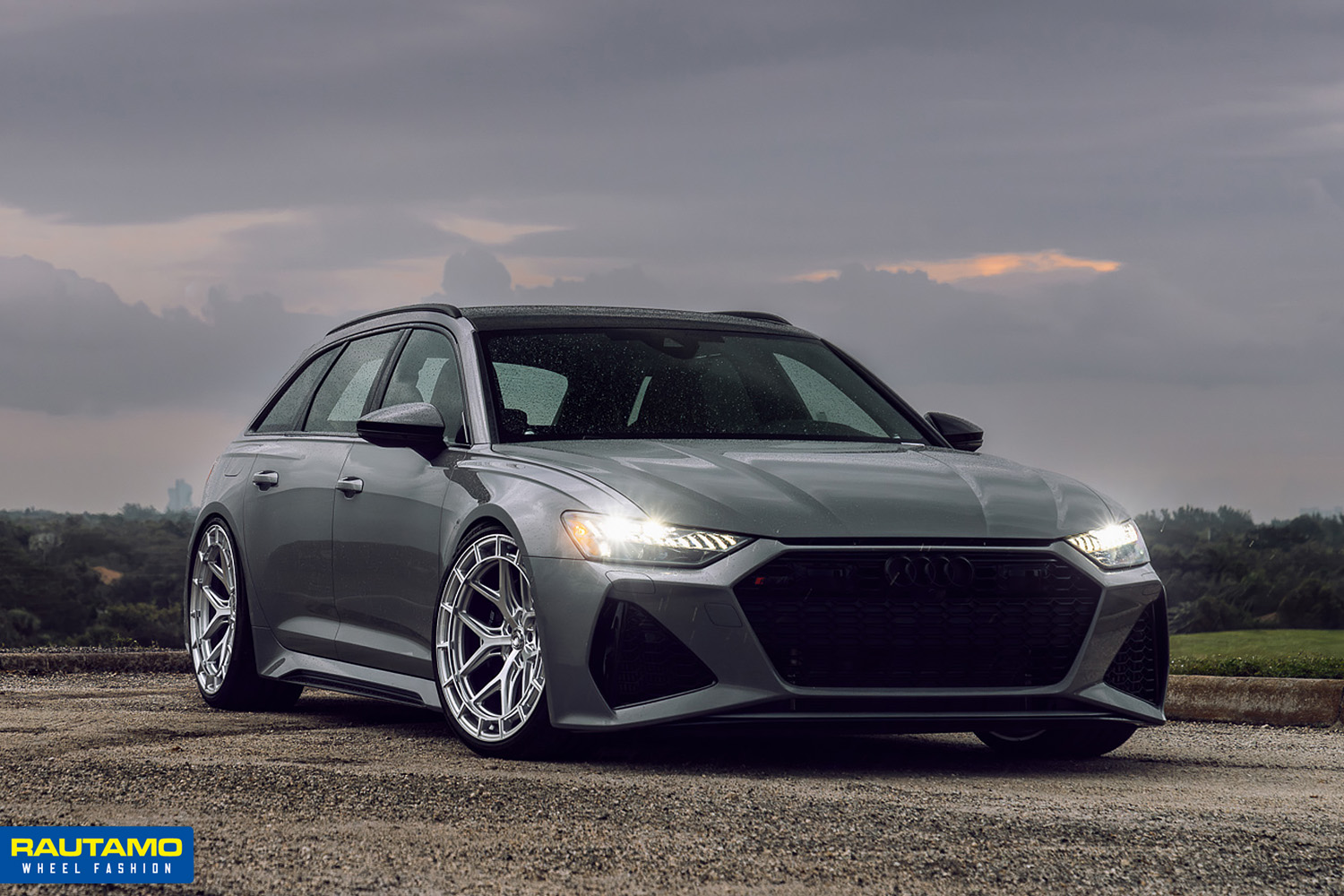 Audi RS6 Vossen HFX-1 Silver