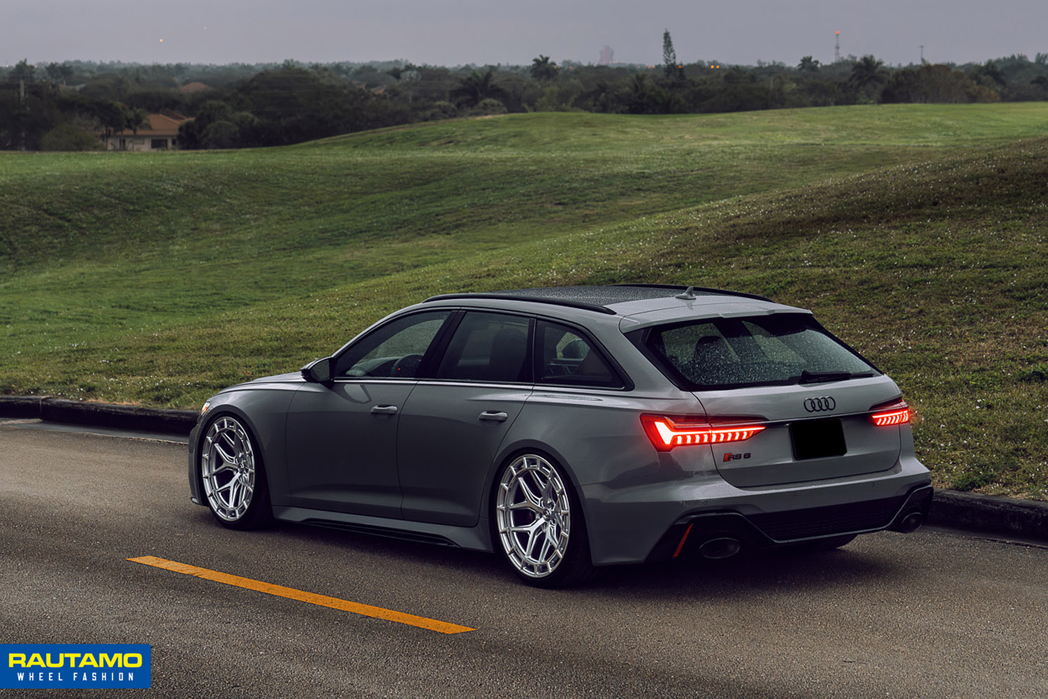 Audi RS6 Vossen HFX-1 Silver
