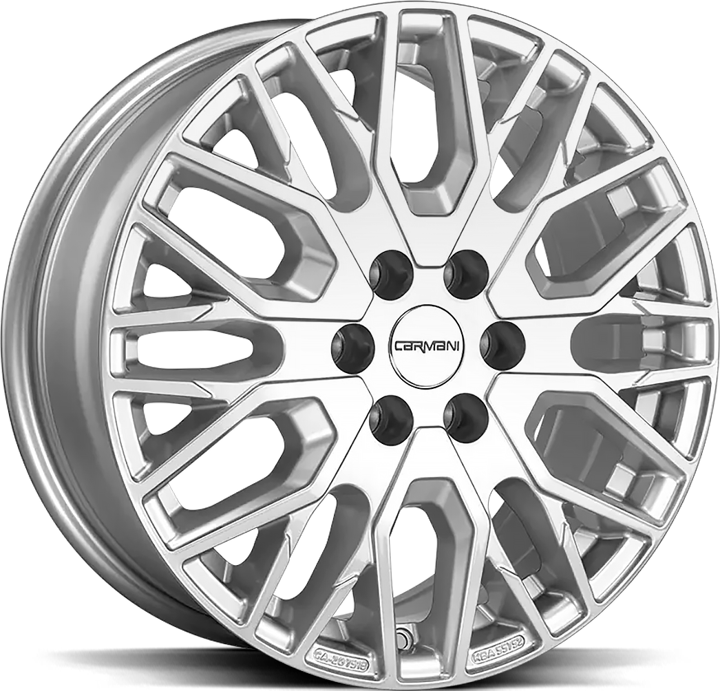 Carmani 20 Ludwig White Silver HL 6 Bolts