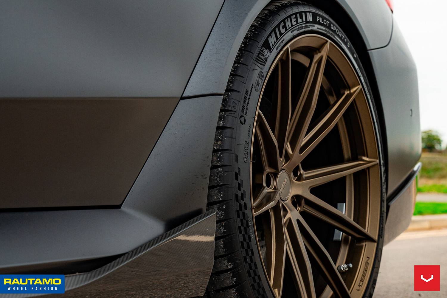 BMW M3 Tourer, Vossen HFX-2 Satin Bronze, Hybrid Forged