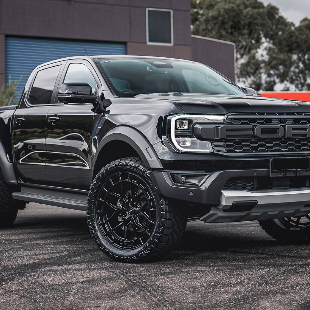 Ford Ranger Raptor Vossen HFX-1 Gloss Black