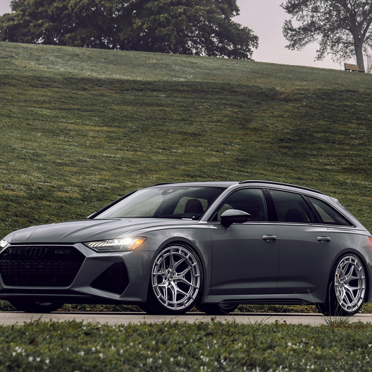 Audi RS6 Vossen HFX-1 Silver